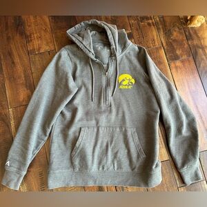 Iowa Hawkeyes quarter zip hoodie